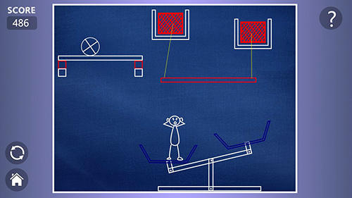 Brain hit on: Stickman rope swing puzzle games capture d'écran 1