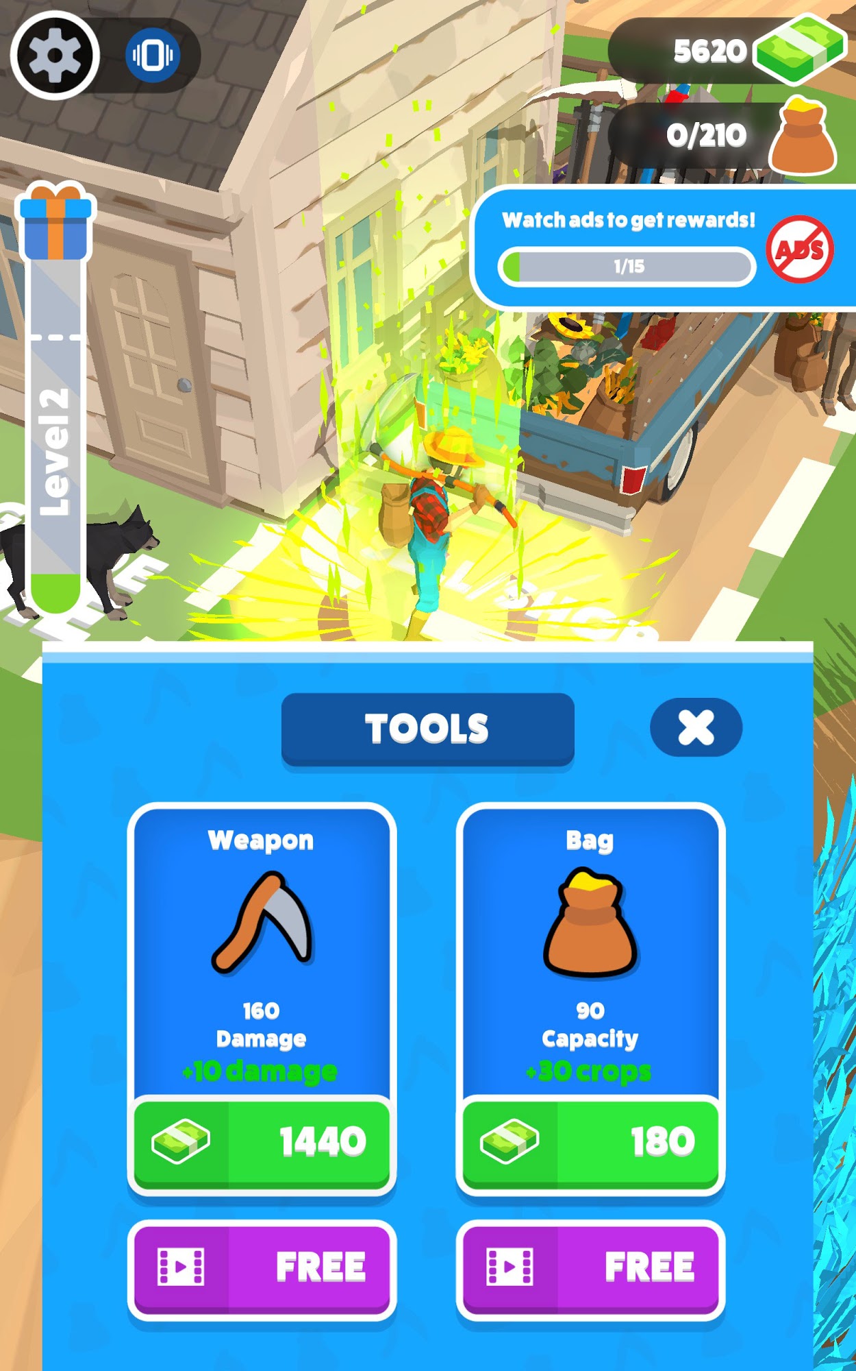 Harvest It! Manage your own farm captura de pantalla 1