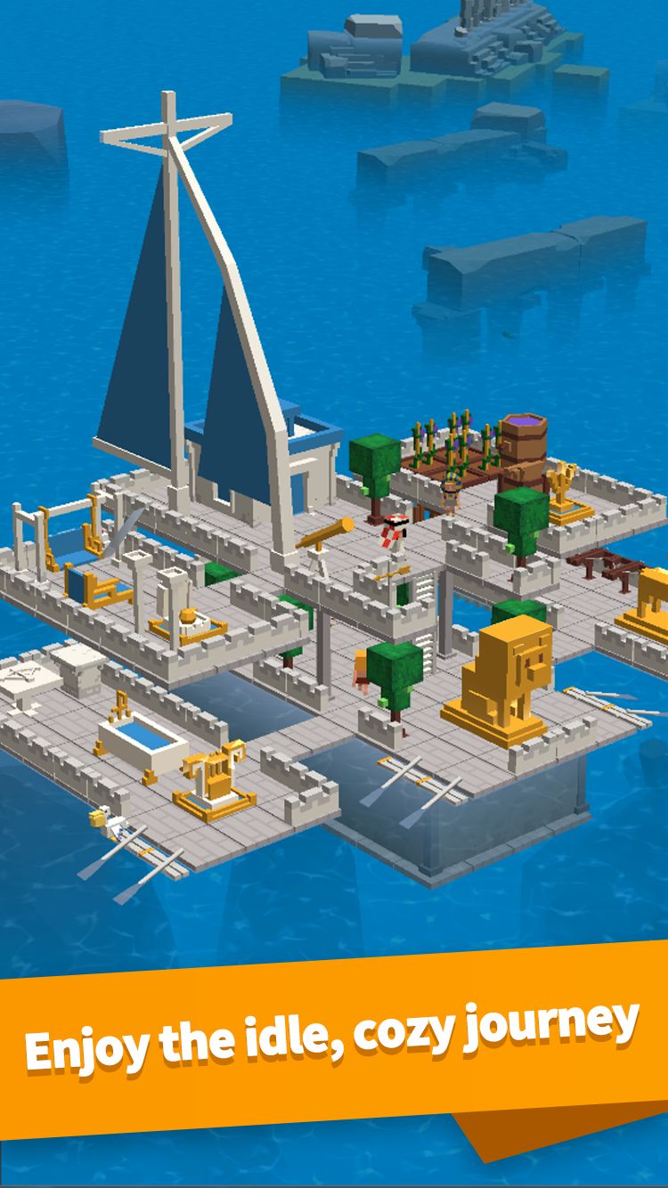 Idle Arks: Build at Sea captura de tela 1