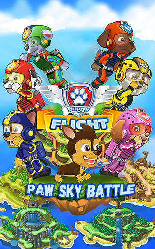 Paw sky battle: Puppy flight icône