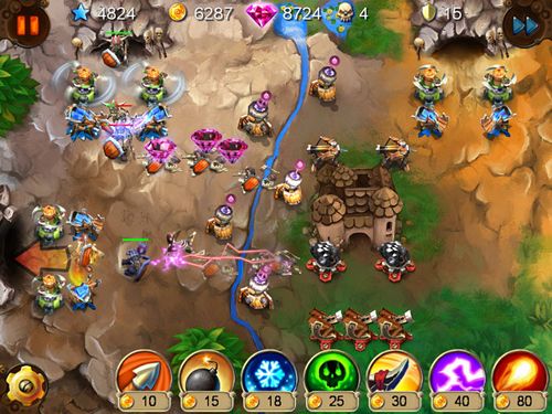 Goblin defenders: Steel and wood for iPhone