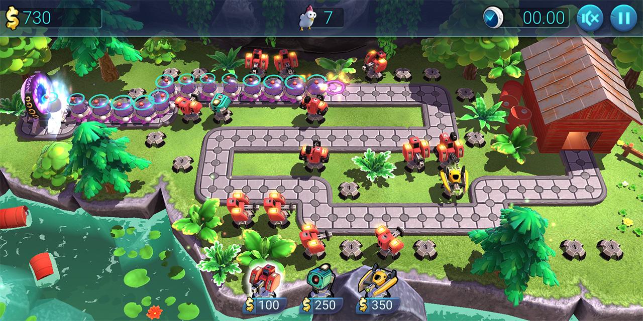 Defenchick TD - Tower Defense 3D game for Android