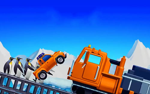 Arctic roads: Car racing game capture d'écran 1