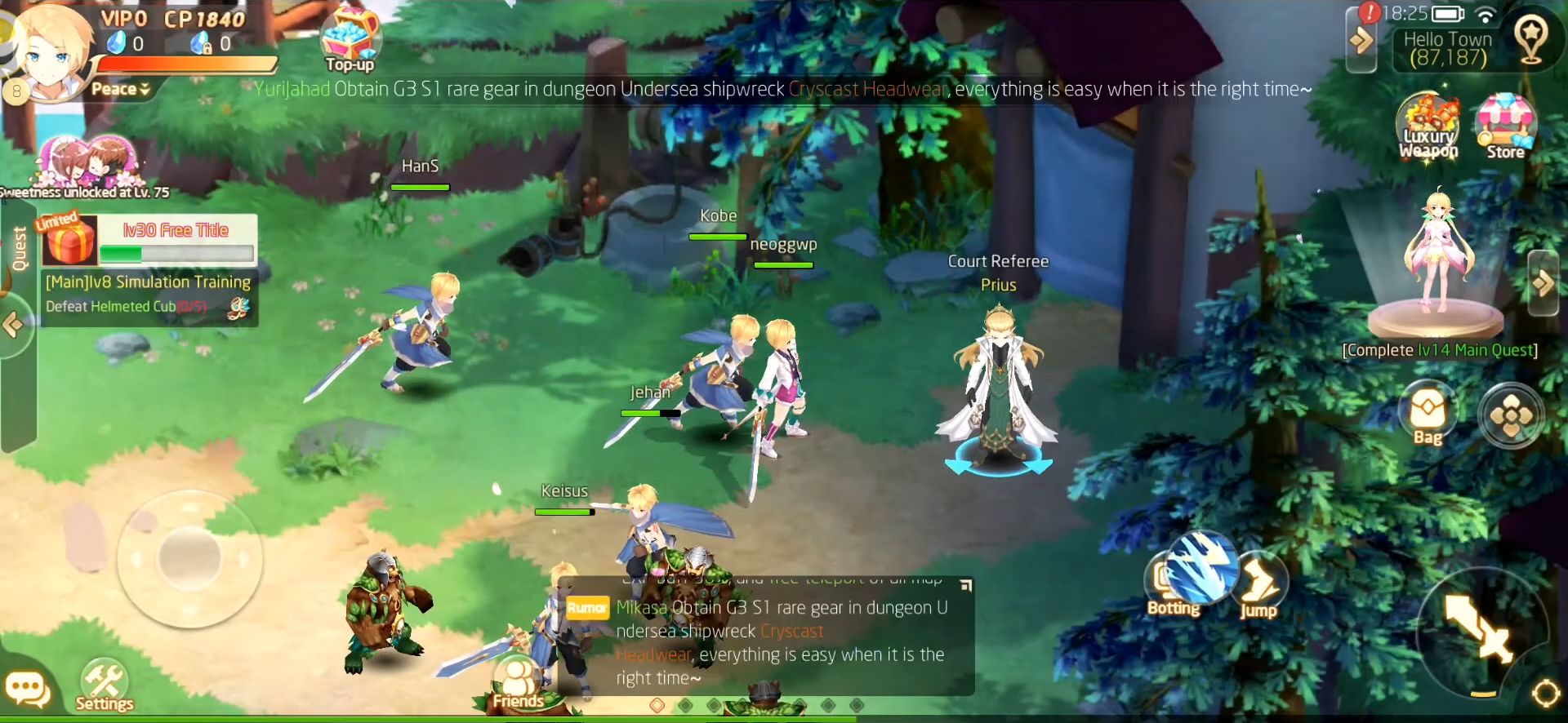 Lost Eure Infinite Farming MMORPG mobile android iOS apk download