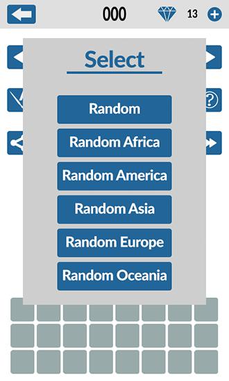 Countries quiz captura de tela 1