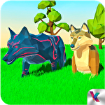 Wolf simulator fantasy jungle icône