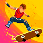 Halfpipe hero: Skateboarding icône
