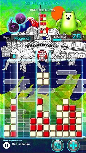 Lumines puzzle and music for iPhone for free