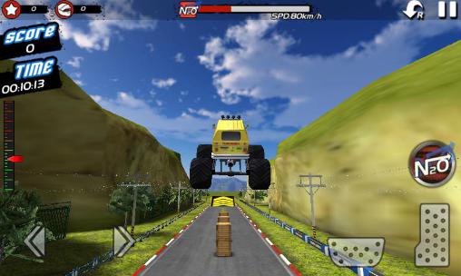 Monster truck 4x4 stunt racer for Android