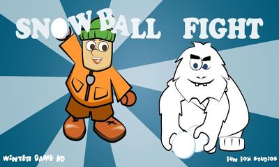 SnowBall Fight Winter Game HD screenshot 1