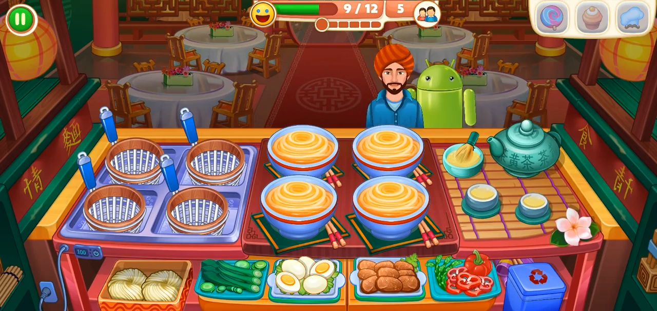 Asian Cooking Star: New Restaurant & Cooking Games スクリーンショット1