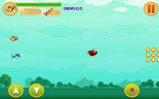 Alien spaceship war: Aircraft fighter for Android