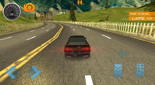 Fast lane car racer captura de pantalla 1