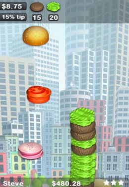 de arcade: faça download do Burger no ar para o seu telefone