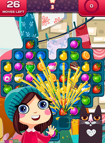 Match 3 saga: Fruits crush adventure screenshot 1