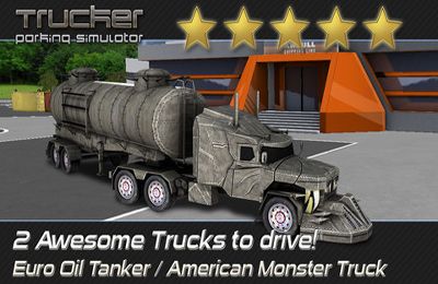 Trucker: Parking Simulator - Realistic 3D Monster Truck and Lorry Driving Test Free Racing in Russian