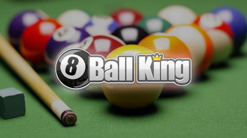 8 ball king: Pool billiards Symbol