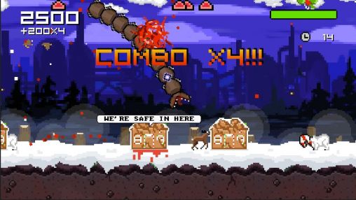 Super mega worm vs Santa: Saga para Android