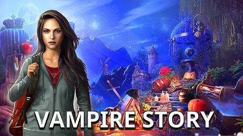 Vampire love story: Game with hidden objects screenshot 1