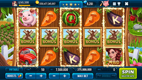 Farm and gold slot machine: Huge jackpot slots game скріншот 1