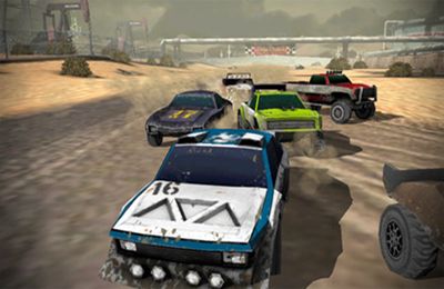 iPhone向けのUber Racer 3D – Sandstorm無料 