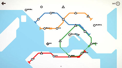 Mini metro скриншот 1