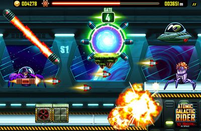 Atomic Galactic Rider – Van Pershing in Space for iPhone for free