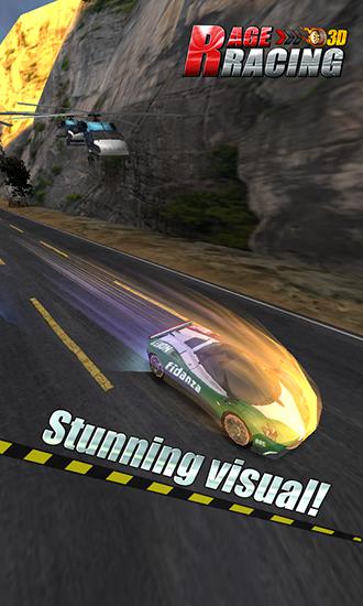 Rage racing 3D скріншот 1