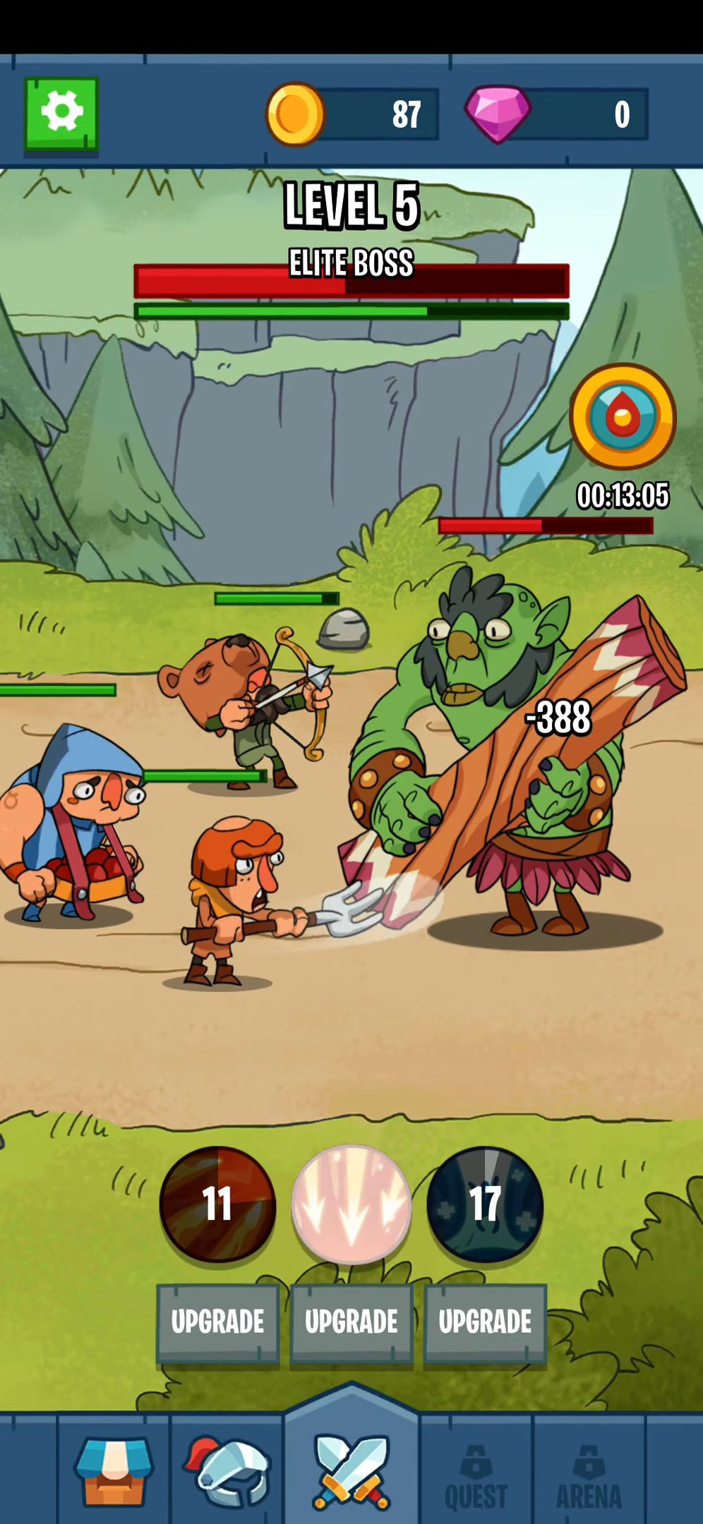 Semi Heroes 2: Endless Battle RPG Offline Game for Android