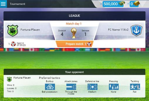 Top league manager para Android