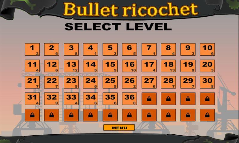Bullet ricochet for Android