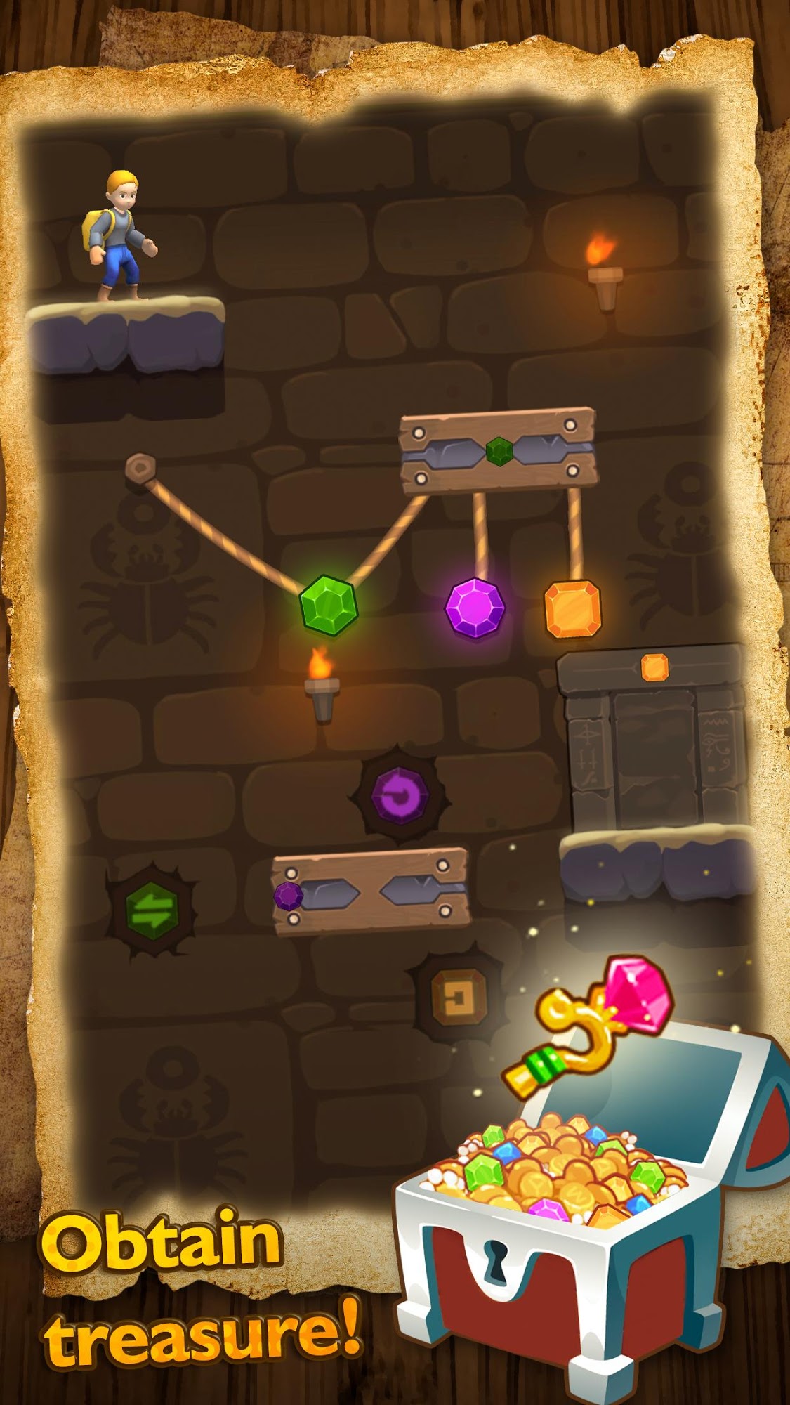 Relic Adventure - Rescue Cut Rope Puzzle Game for Android