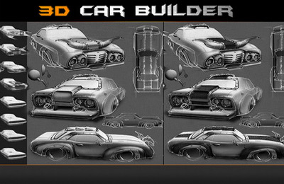 Simulation: download 3D Car Builder for your phone