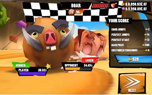 Creature racer for iPhone