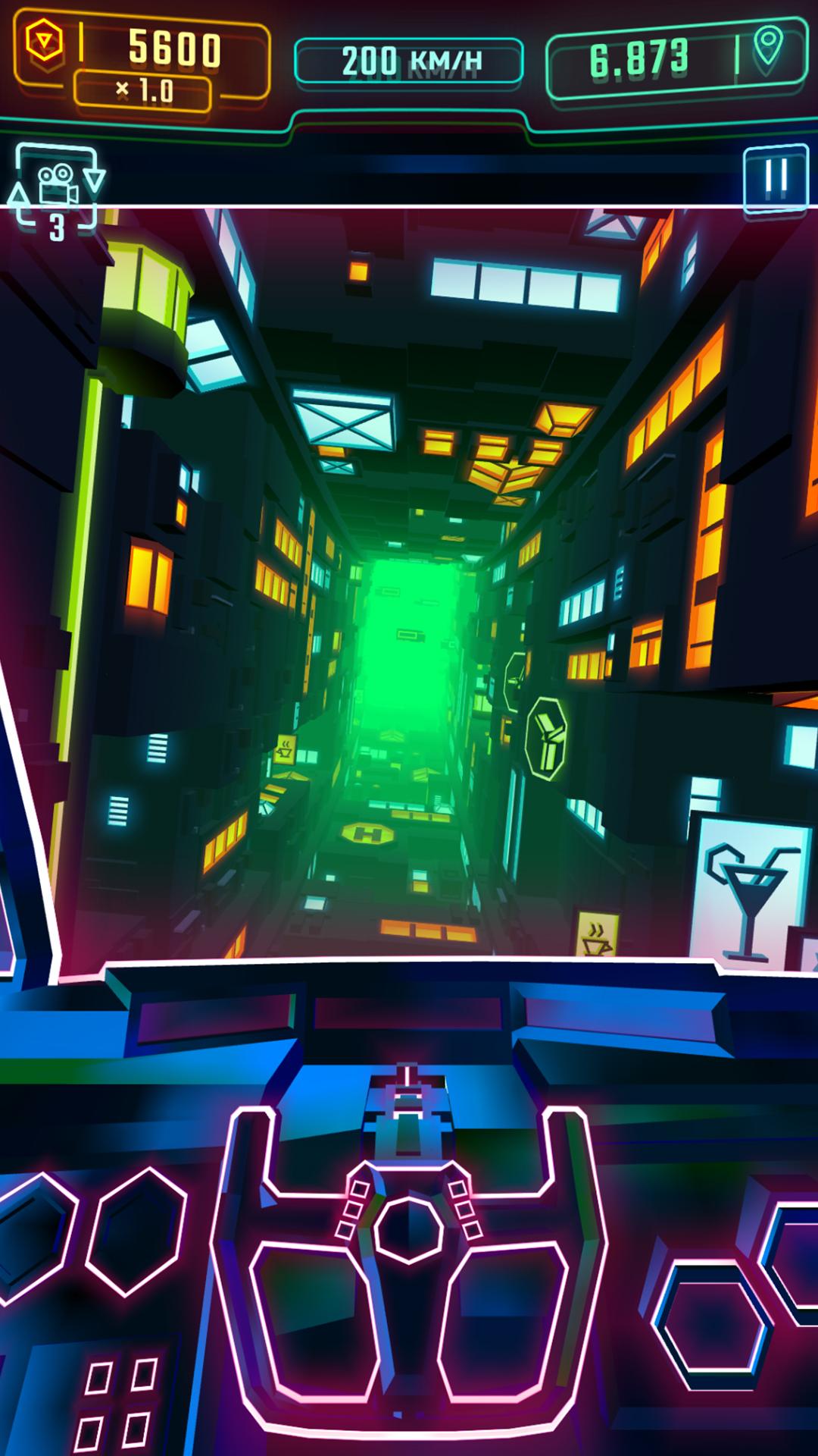 Neon Flytron captura de pantalla 1