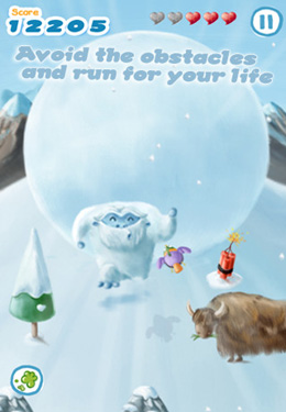 Снежный  ком для iPhone бесплатно