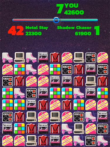 Arcade: Lade Kampf Zurück in die 80er: Match 3 Battle Royale für dein Handy herunter