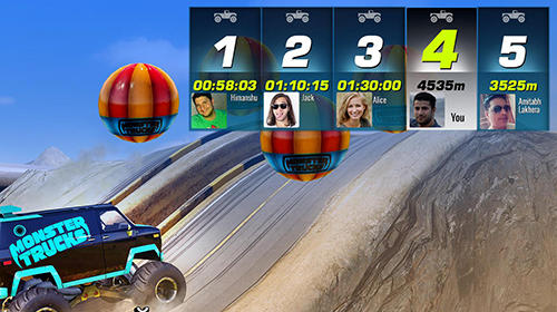 Monster trucks racing screenshot 1