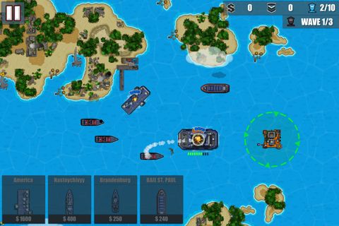 Fleet combat 2: Shattered oceans for iOS devices
