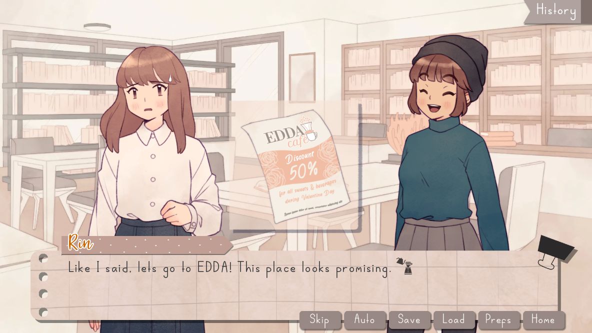 EDDA Cafe Visual Novel for Android