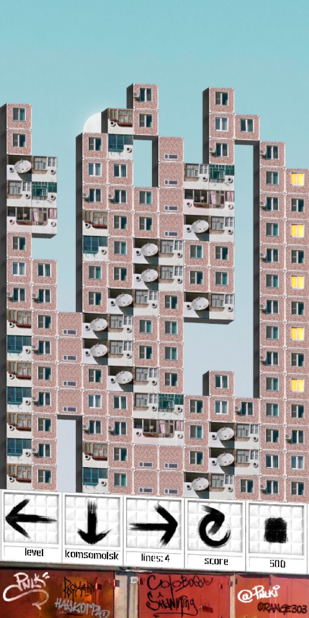 PNLK - soviet blocks block game screenshot 1