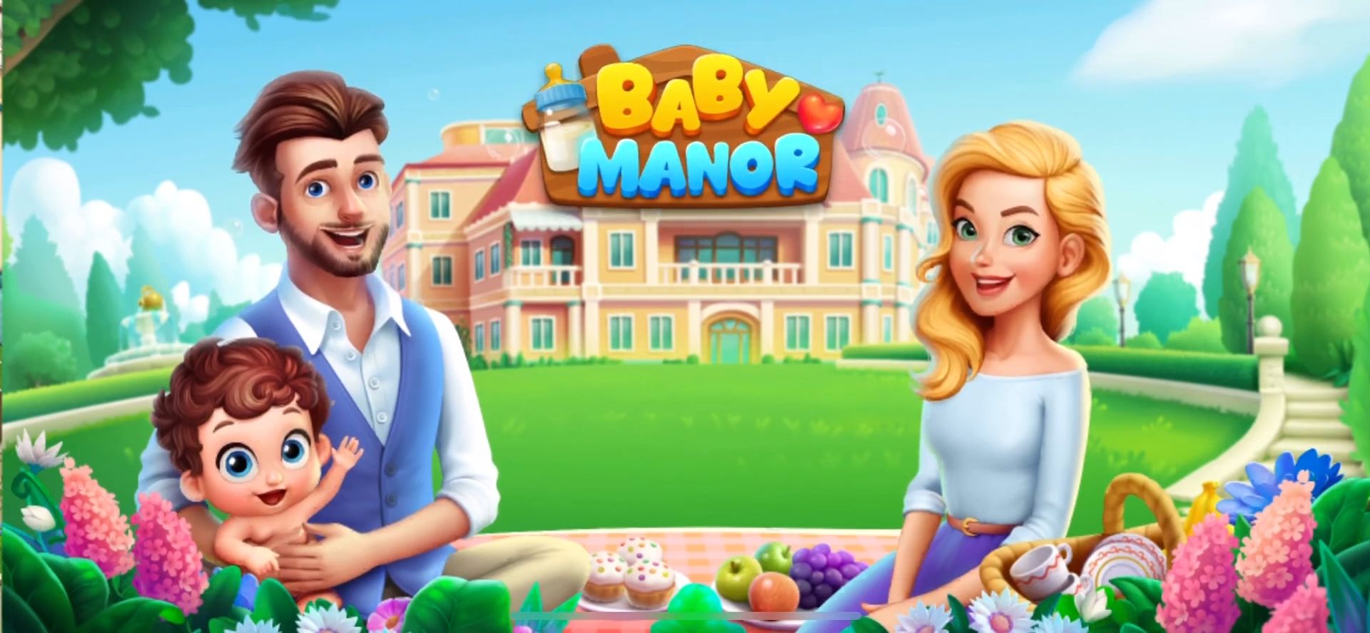 Baby Manor: Baby Raising Simulation & Home Design スクリーンショット1