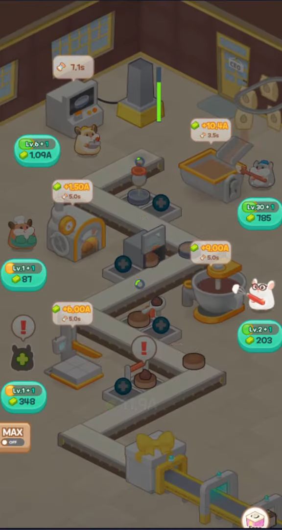 Tycoon Hamster Game - idle cheesecake for Android