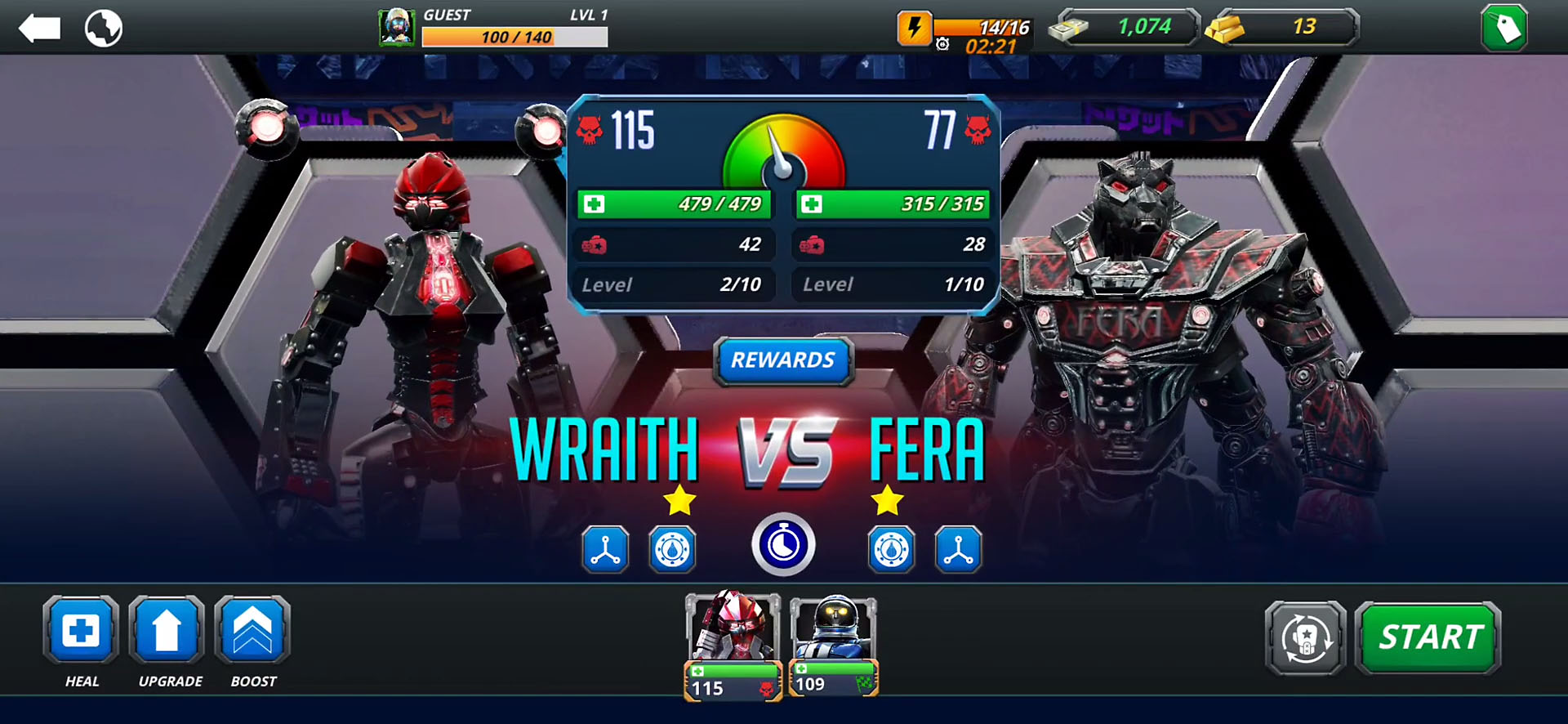 World Robot Boxing 2 スクリーンショット1