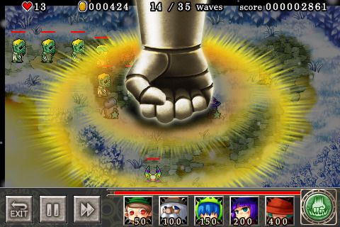 Magical tower defense for iPhone for free