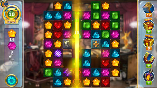 Diamonds time: Mystery story match 3 game скриншот 1