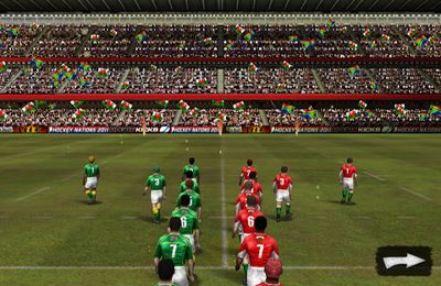 Naciones de rugby 2011 para dispositivos iOS