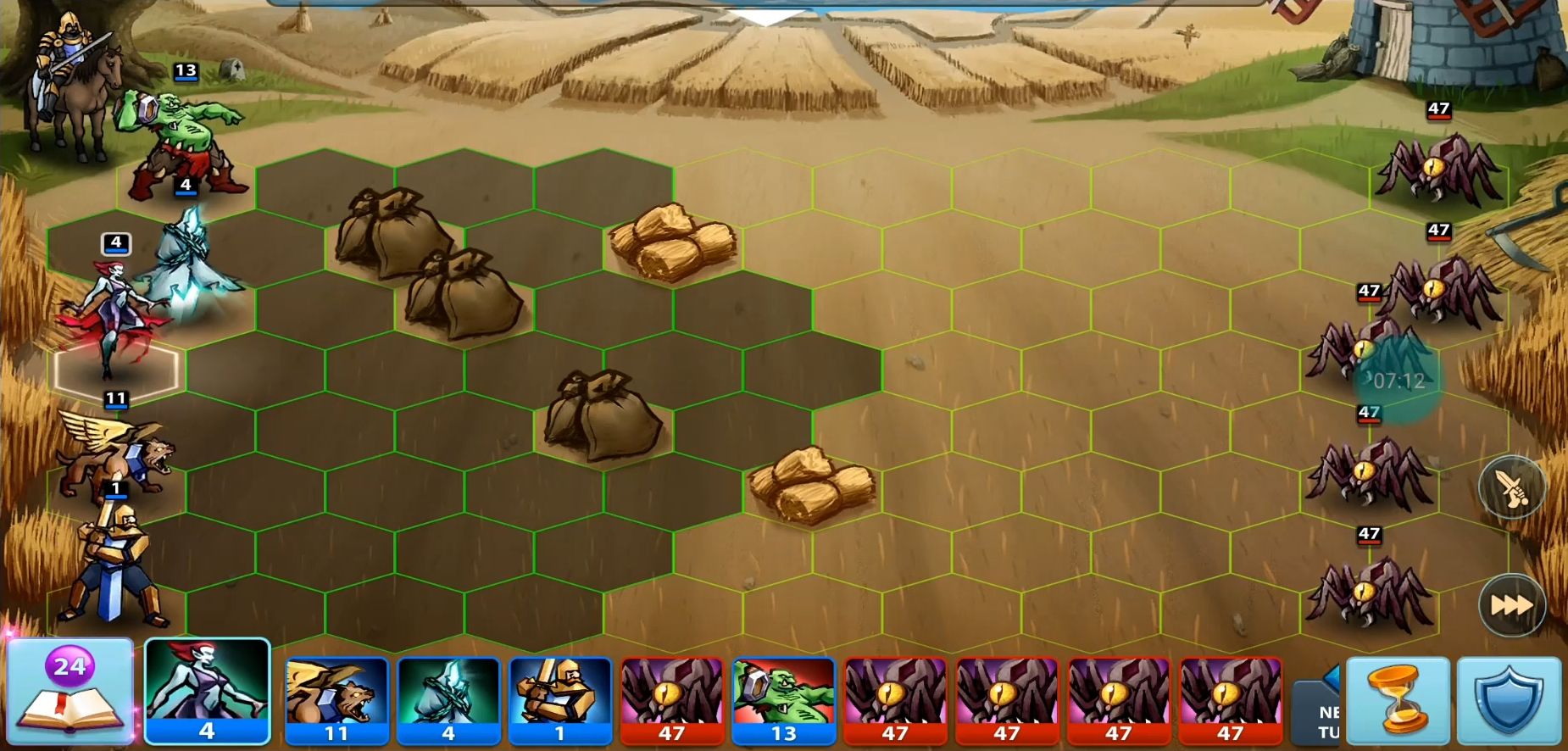 Heroes Magic World - Inferno captura de pantalla 1