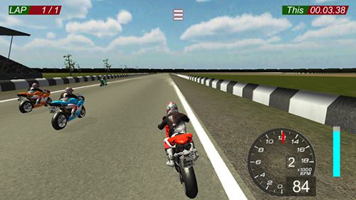 日本語のSuperbike racer 