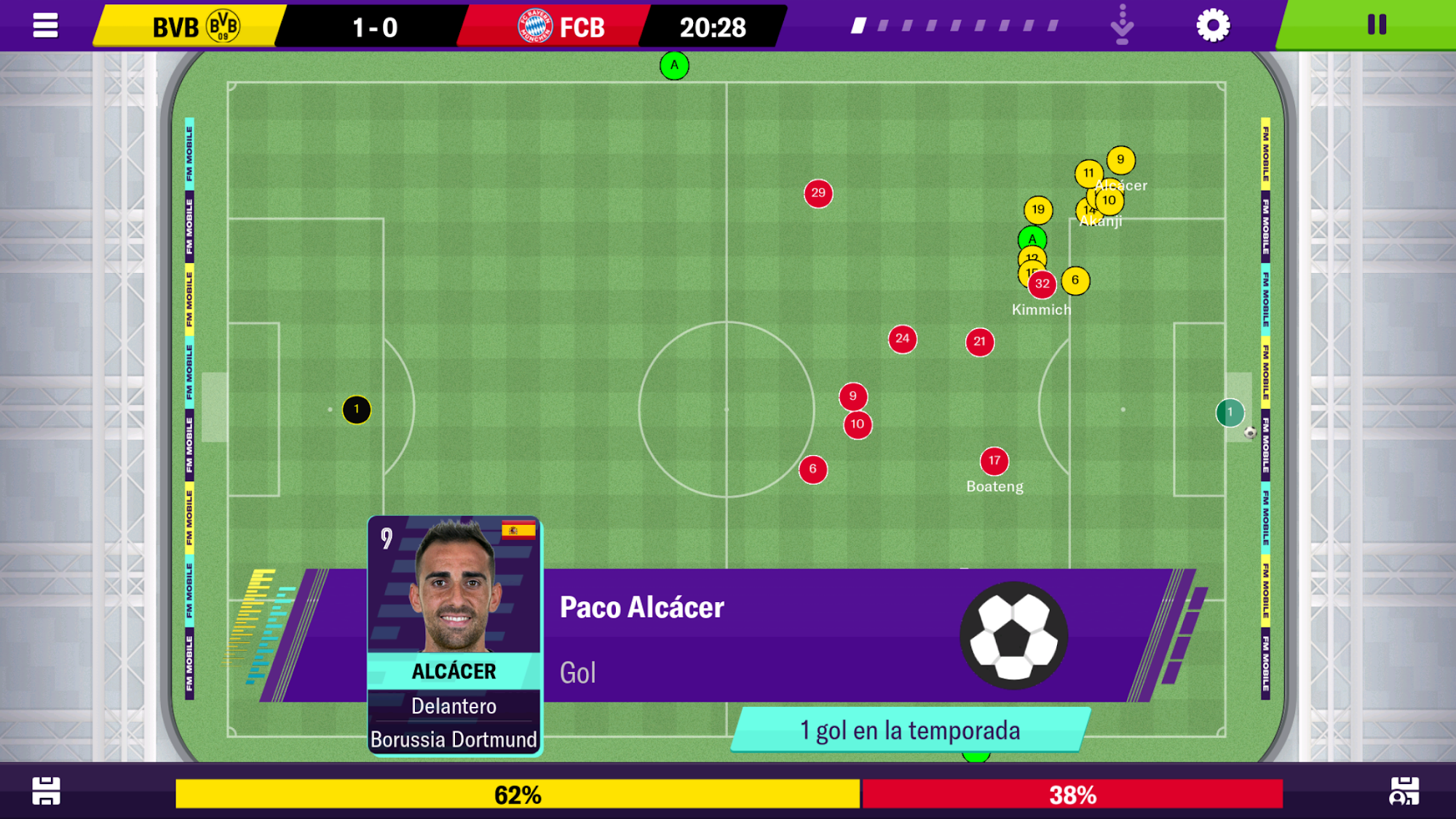 Football Manager 2020 Mobile captura de pantalla 1